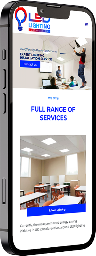 LED Lighting mockup